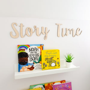 Story Time Wooden Wall Sign