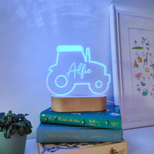 Load image into Gallery viewer, Photograph of personalised night light by The Crafty Stag