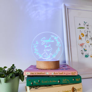 Photograph of kids fox night light by The Crafty Stag