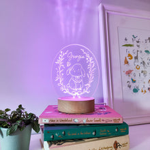 Load image into Gallery viewer, Photograph of bunny rabbit night light by The Crafty Stag