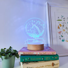 Load image into Gallery viewer, Photograph of children&#39;s unicorn night light by The Crafty Stag