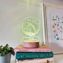 Load image into Gallery viewer, Photograph of kids bedside light by The Crafty Stag