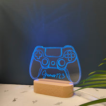 Load image into Gallery viewer, Photograph of gaming tag sign light by The Crafty Stag