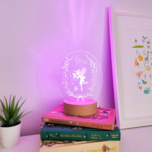 Load image into Gallery viewer, Photograph of personalised fairy bedroom light by The Crafty Stag