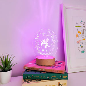 Photograph of personalised fairy bedroom light by The Crafty Stag