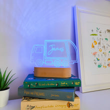 Load image into Gallery viewer, Photograph of personalised bin lorry bedside light by The Crafty Stag