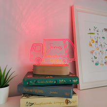 Load image into Gallery viewer, Personalised bin lorry bedroom night light by The Crafty Stag