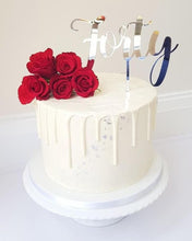 Load image into Gallery viewer, Photograph of personalised cake topper by The Crafty Stag